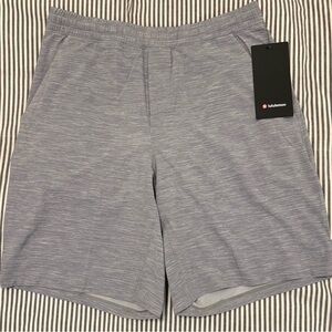 lululemon athletica Men's Heathered Gray Athletic Shorts